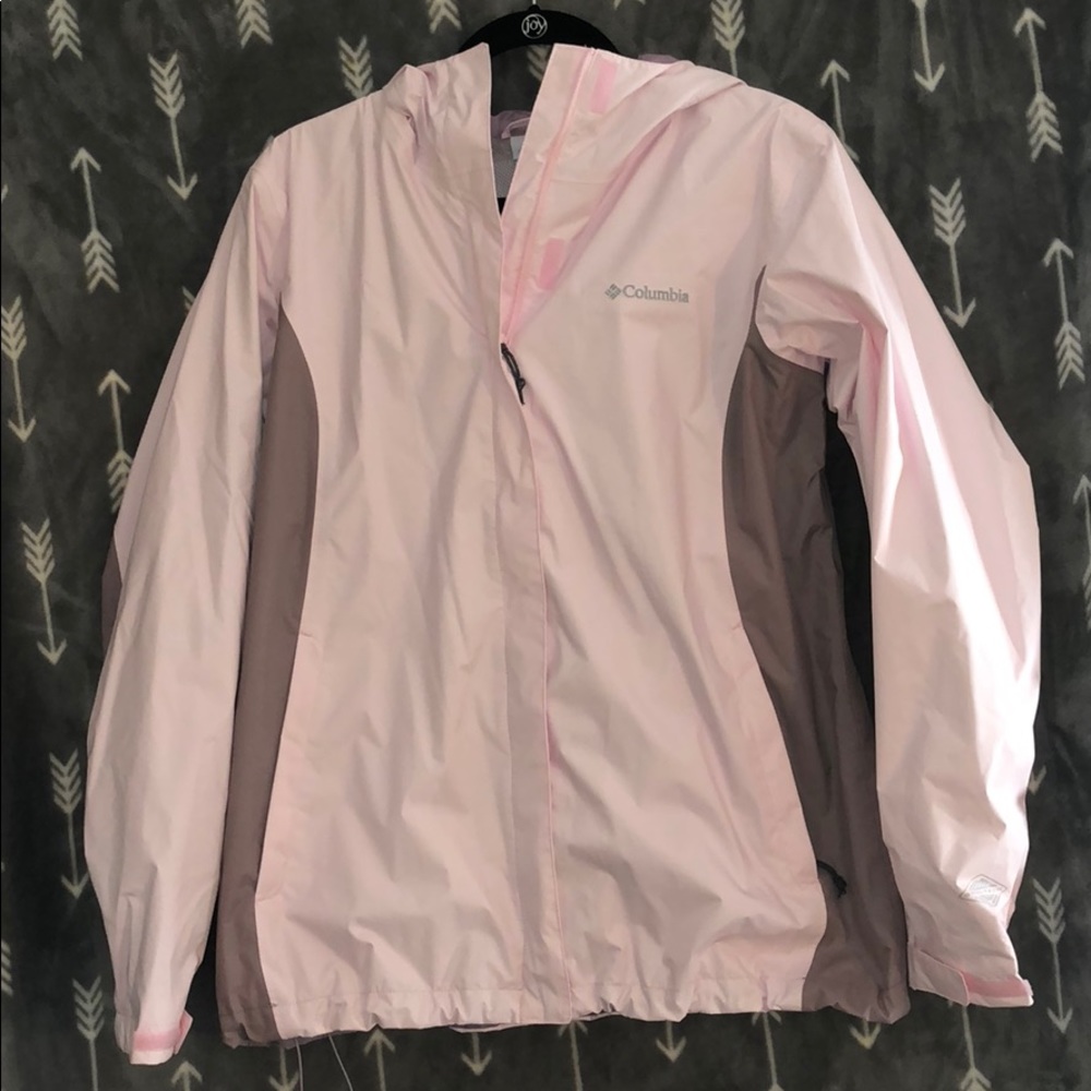 Pink/Mauve Columbia Rain Jacket